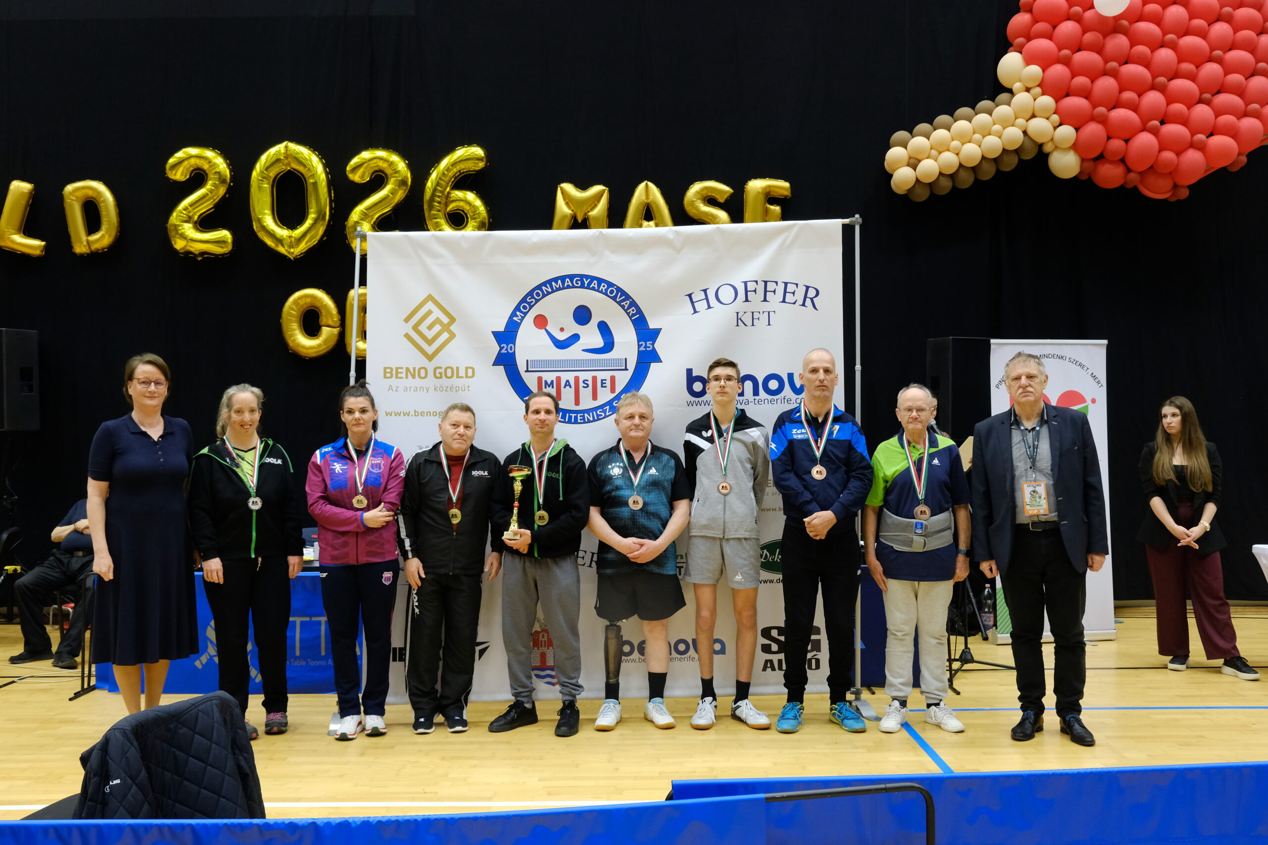 Para OB: Mosonmagyaróváron csaptak össze a para-asztaliteniszezők Para OB: Mosonmagyaróváron csaptak össze a para-asztaliteniszezők