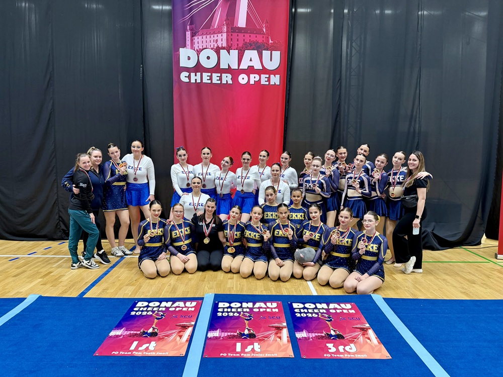 Donau Cheer Open – 11 aranyéremmel zártak a magyarok Pozsonyban