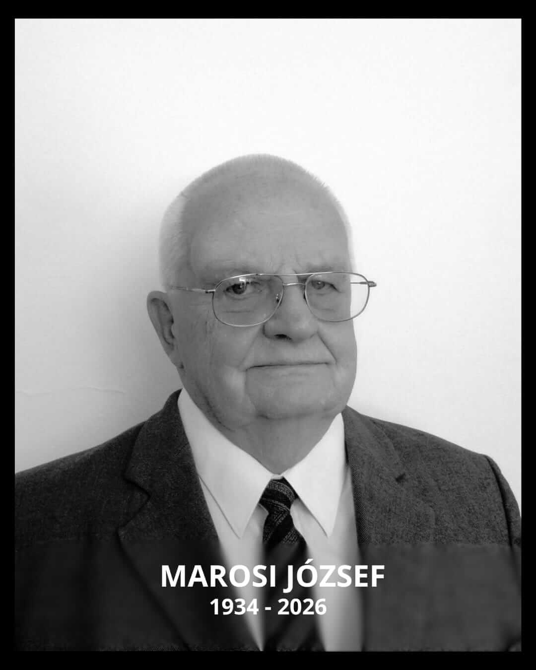 Elhunyt Marosi József