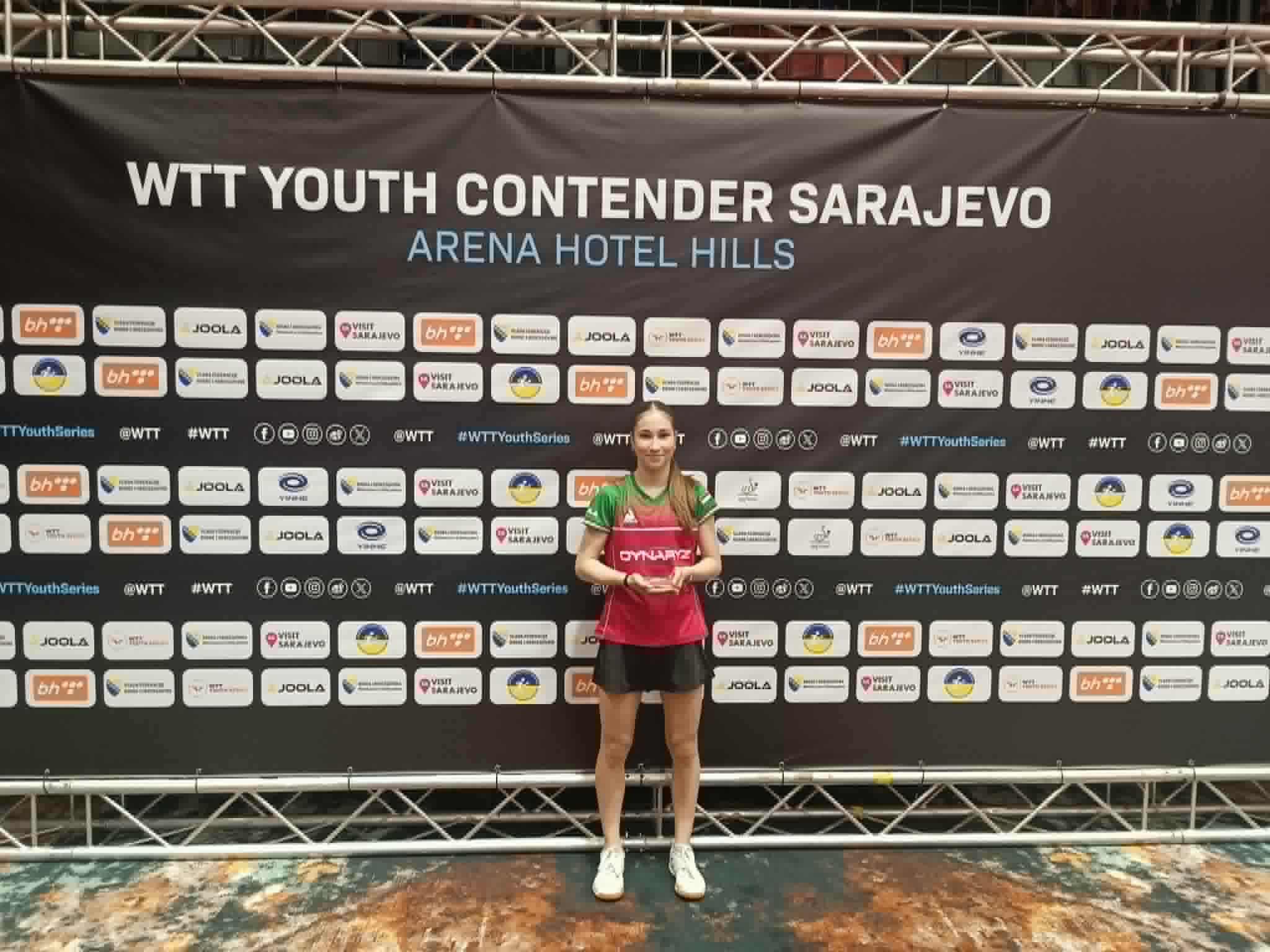 Két bronzéremmel zárult a vasárnap Szarajevóban: Fegyver Zsófia egyesben és vegyes párosban is dobogóra állhatott – WTT Youth Contender Sarajevo