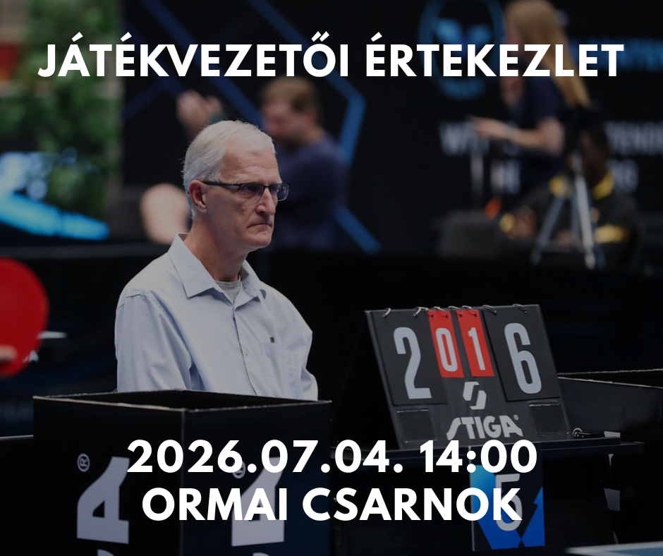 MEGHÍVÓ: Játékvezetői Értekezlet